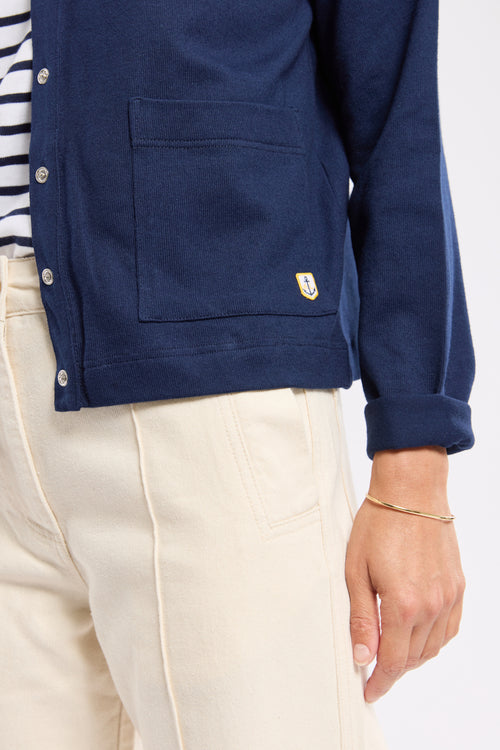 Cardigan boutonné - coton rustique - Armor-lux - 4