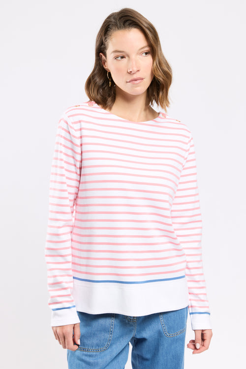 Marinière épaules boutonnées - coton épais - Armor-lux - 5