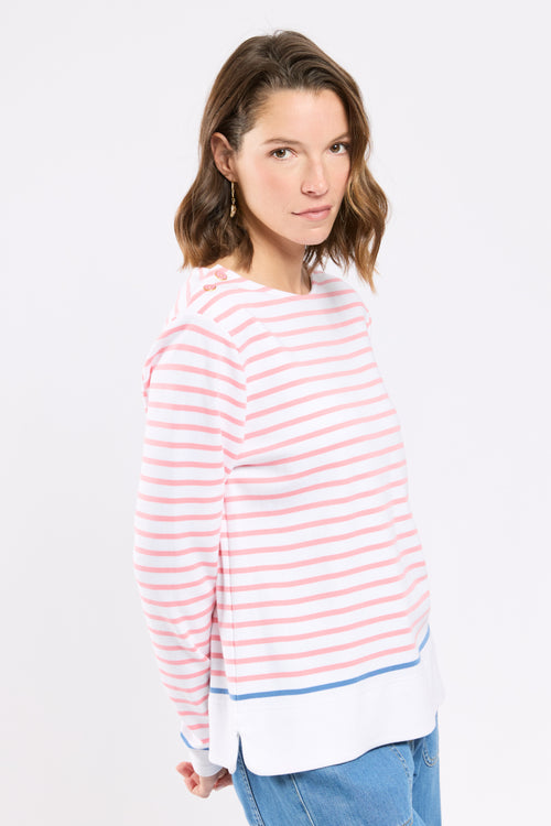 Matrosenshirt mit Schulterknöpfen – Baumwolle - Armor-lux - 2