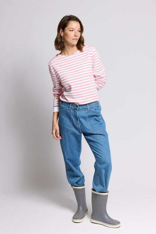 Marinière épaules boutonnées - coton épais - Armor-lux - 3