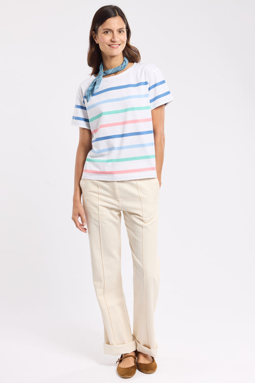 Striped T-shirt - lightweight cotton - Armor-lux - 3