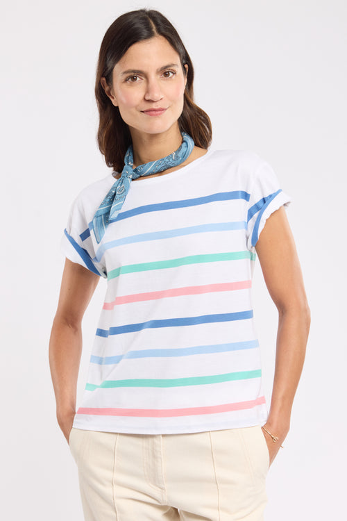 Striped T-shirt - lightweight cotton - Armor-lux - 1