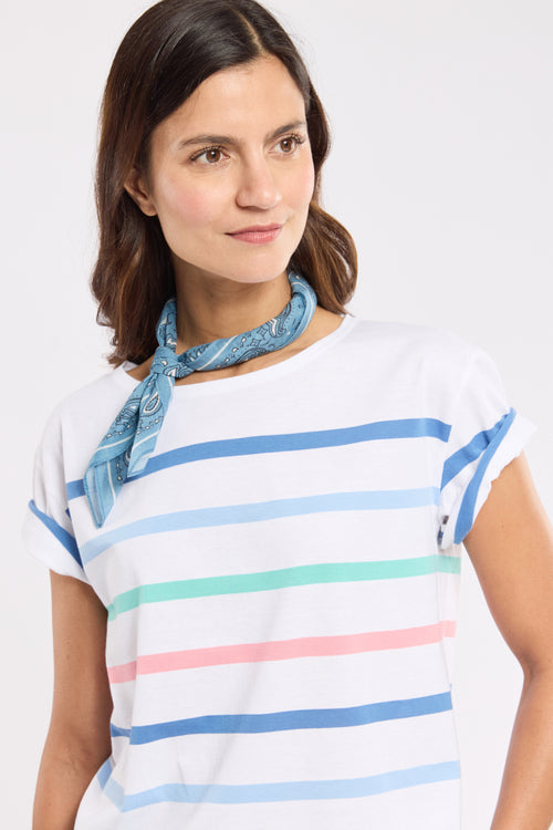 Striped T-shirt - lightweight cotton - Armor-lux - 2