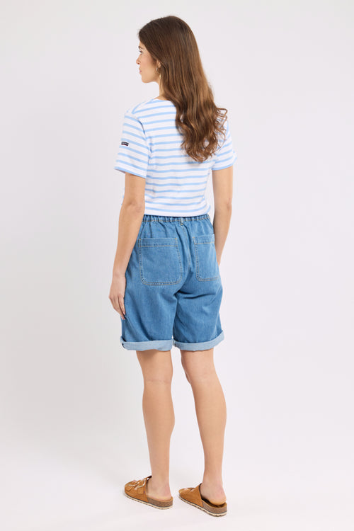 Denim bermuda shorts - cotton - Armor-lux - 3