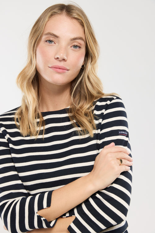 3/4-sleeve striped shirt - organic cotton - Armor-lux - 2