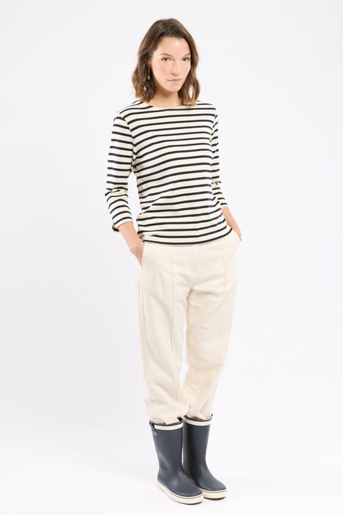 3/4-sleeve striped shirt - organic cotton - Armor-lux - 4
