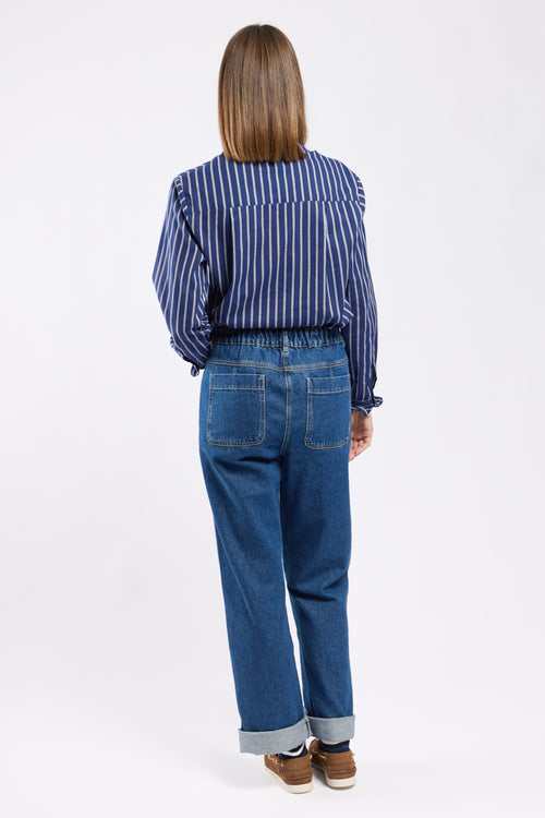 Jean taille élastique - coton - Armor-lux - 4