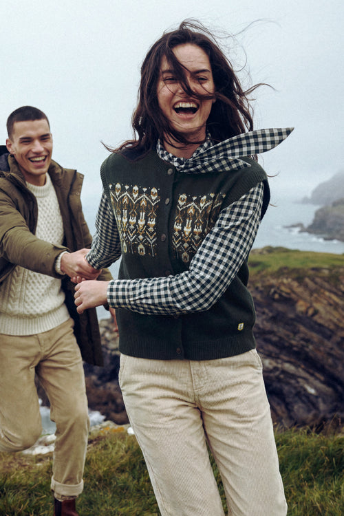 Cardigan sans manche - laine - Armor-lux - 1