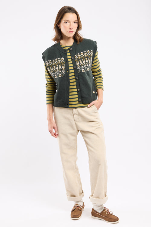 Cardigan sans manche - laine - Armor-lux - 3