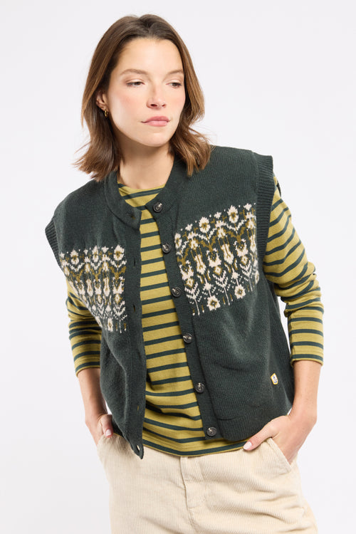 Cardigan sans manche - laine - Armor-lux - 6