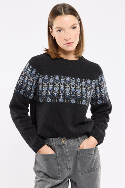 Héritage jacquard sweater - wool - Armor-lux - 2