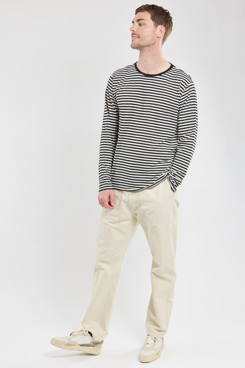 Breton striped shirt Héritage - cotton and linen - Armor-lux - 3