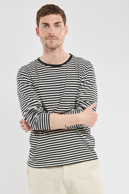 Breton striped shirt Héritage - cotton and linen - Armor-lux - 4