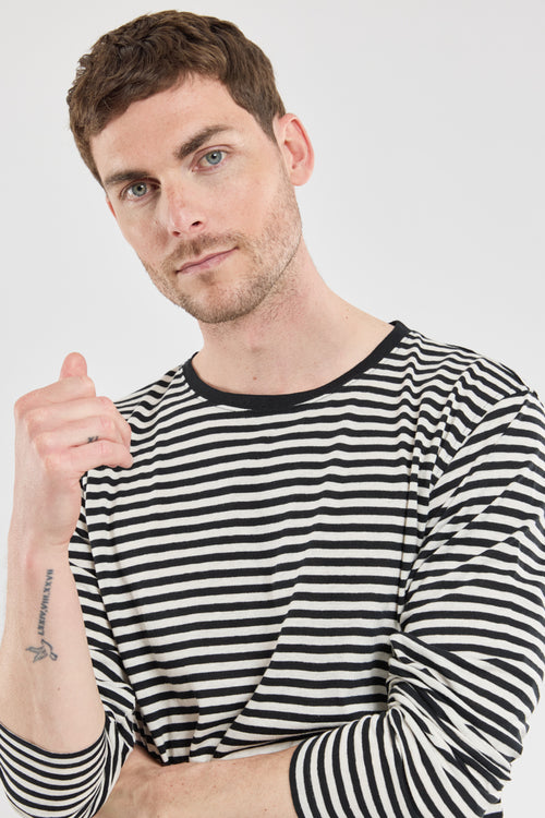 Breton striped shirt Héritage - cotton and linen - Armor-lux - 2