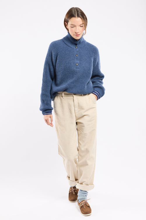 Pull camionneur - alpaga et laine - Armor-lux - 3