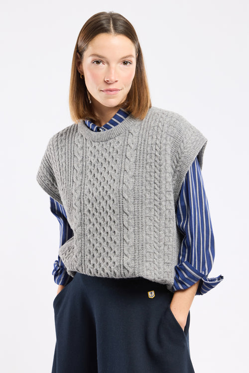 Ärmelloser Pullover - Wolle - Armor-lux - 3