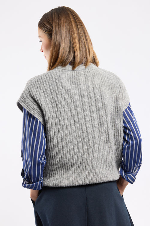 Ärmelloser Pullover - Wolle - Armor-lux - 6