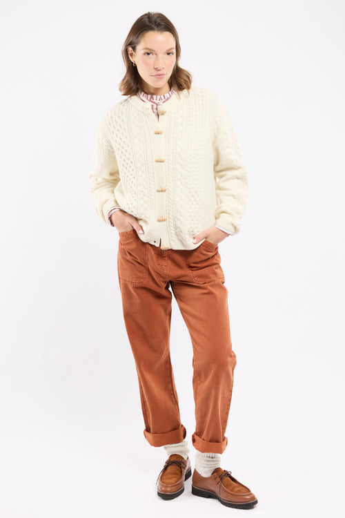 Héritage buttoned cardigan - wool - Armor-lux - 1
