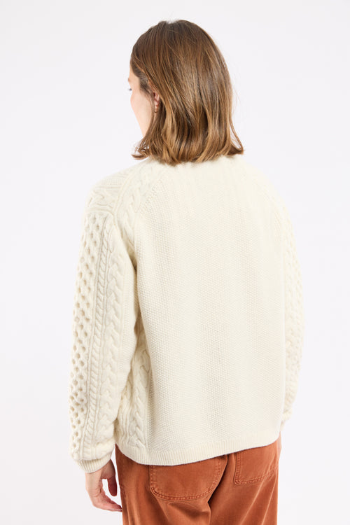 Héritage buttoned cardigan - wool - Armor-lux - 5