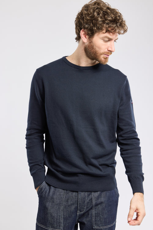 Round neck sweater Carantec- cotton - Armor-lux - 1
