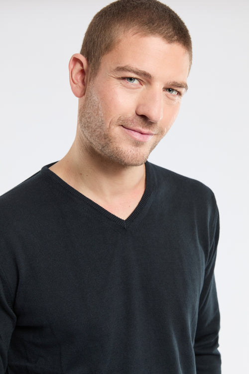 Pullover mit V-Ausschnitt „Henvic - aus Baumwolle - Armor-lux - 2