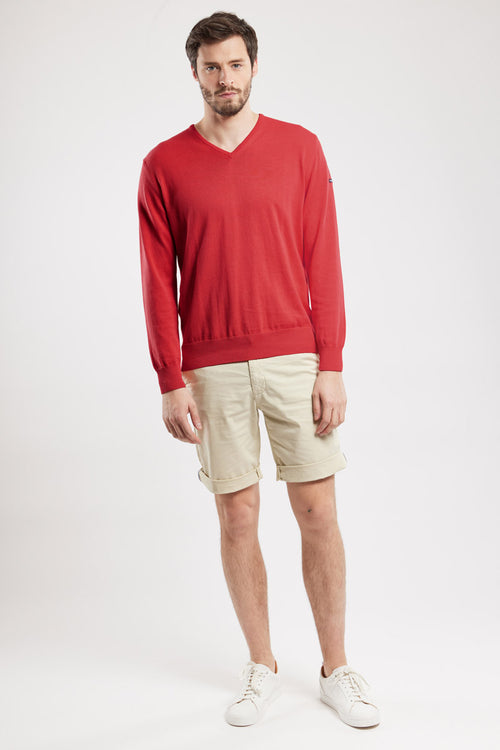 Pullover mit V-Ausschnitt – Baumwolle - Armor-lux - 3