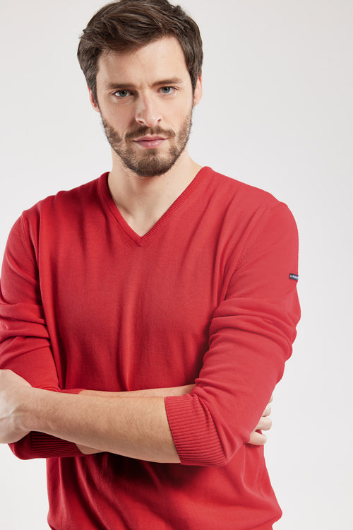 Pullover mit V-Ausschnitt – Baumwolle - Armor-lux - 2