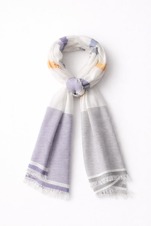 Foulard rayé - coton - Armor-lux - 1