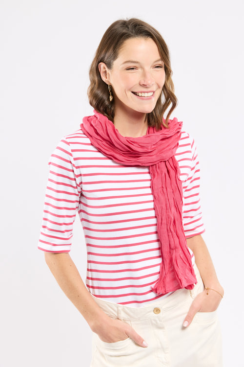 Plain scarf - linen and cotton - Armor-lux - 2