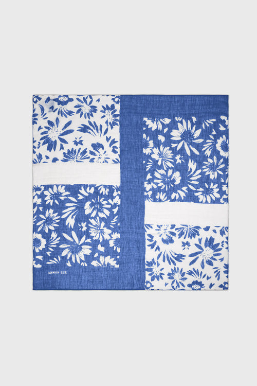 Foulard carré - lin et coton - Armor-lux - 1