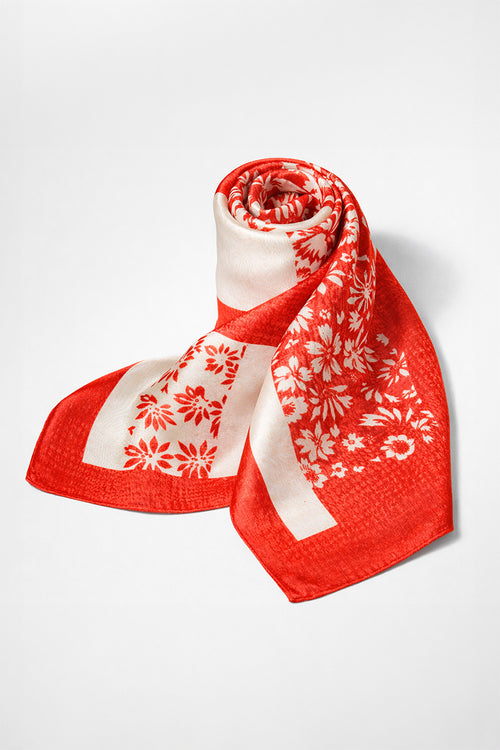Foulard carré - lin et coton - Armor-lux - 1