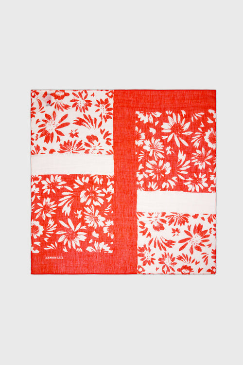 Foulard carré - lin et coton - Armor-lux - 1