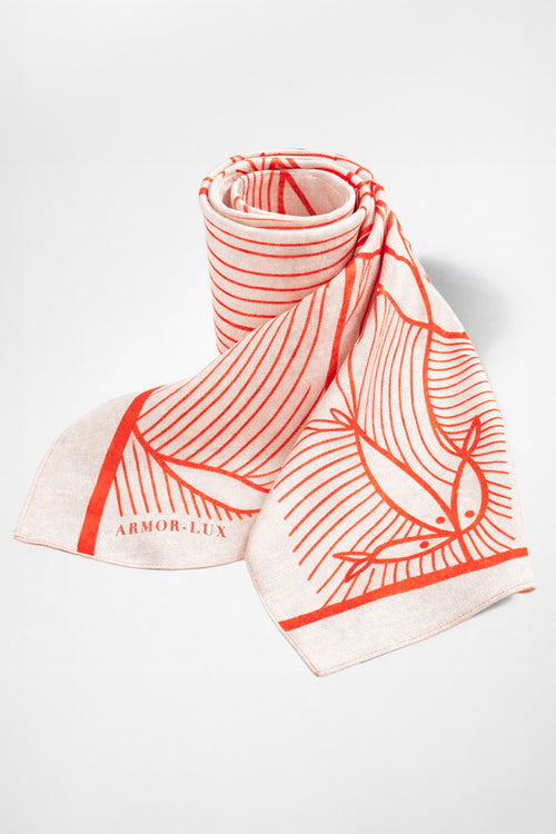 Foulard carré - coton - Armor-lux - 1