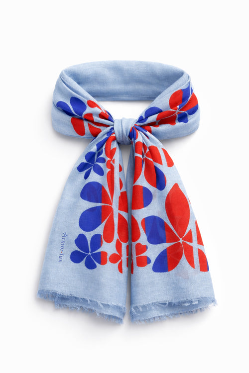 Foulard fleurs - coton - Armor-lux - 1