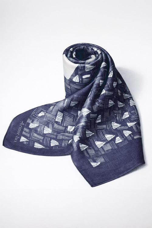 Printed scarf - cotton - Armor-lux - 1