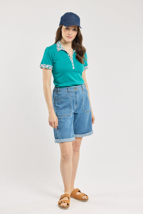 Polo motifs fleuris - coton - Armor-lux - 3