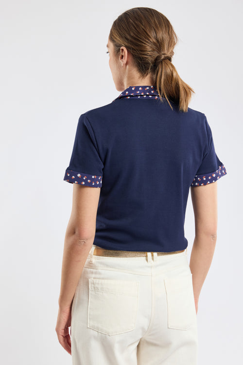Polo motifs floraux - coton - Armor-lux - 4