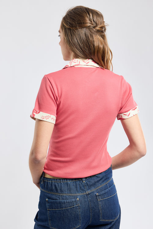 Polo motif feuillage - coton - Armor-lux - 4