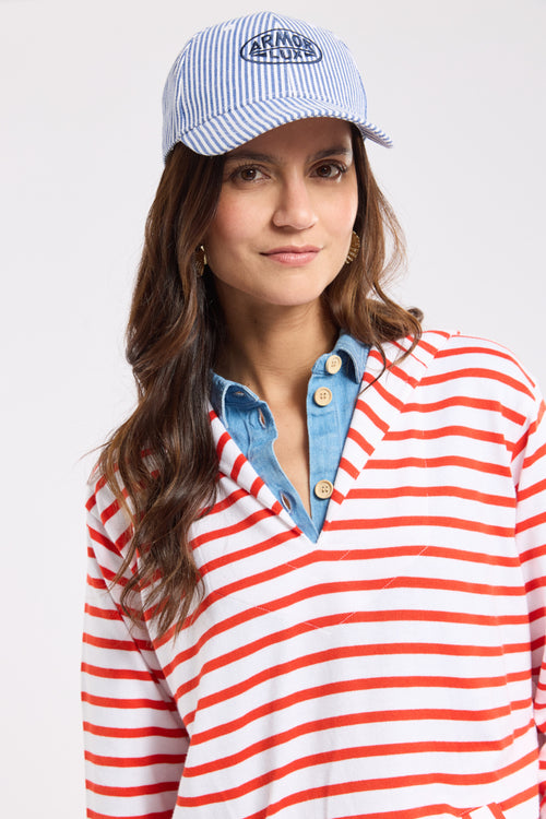 Casquette rayée - Armor-lux - 1