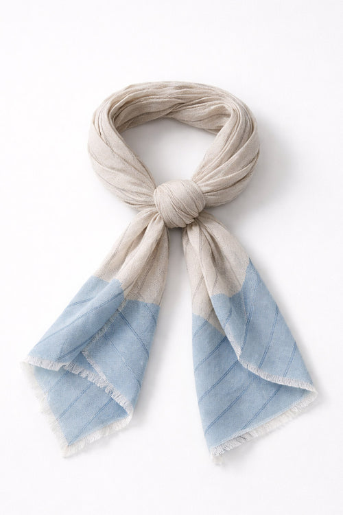 Striped scarf - cotton - Armor-lux - 1