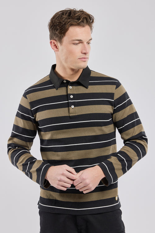 Gestreiftes Poloshirt - Open-End-Baumwolle - Armor-lux - 1