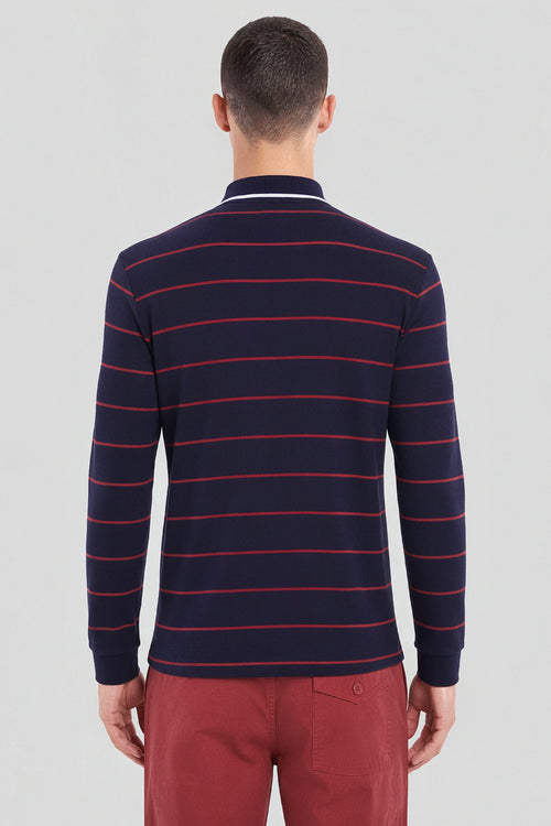 Polo manches longues - côte 1x1 - Armor-lux - 4