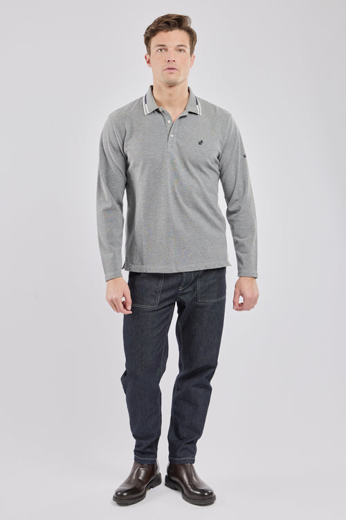 Long-sleeve piqué polo - Armor-lux - 3