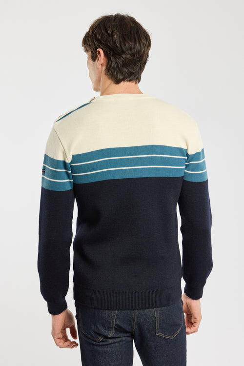 Pull marin bloc color - laine - Armor-lux - 4