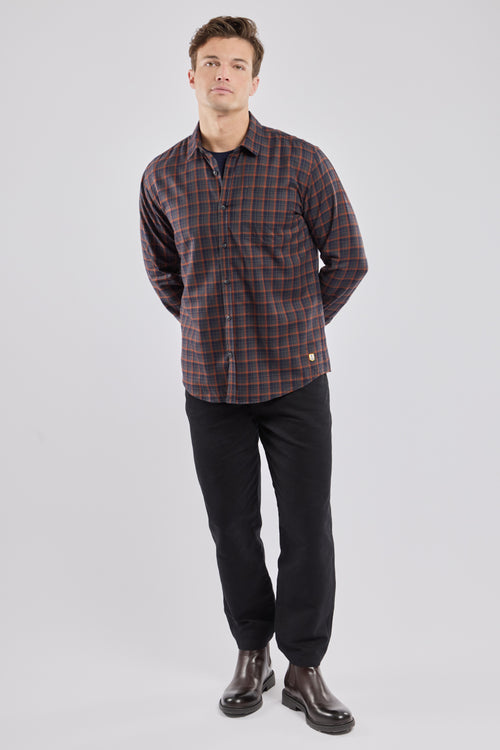 Chemise manches longues droite col souple - Armor-lux - 2