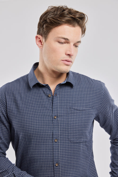 Gerades Langarmhemd mit weichem Kragen - Armor-lux - 2