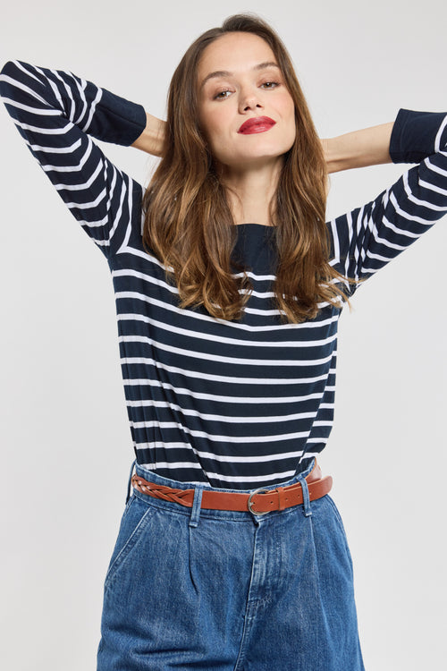 Shirt im Marine-Stil  - aus leichter Baumwolle - Armor-lux - 4