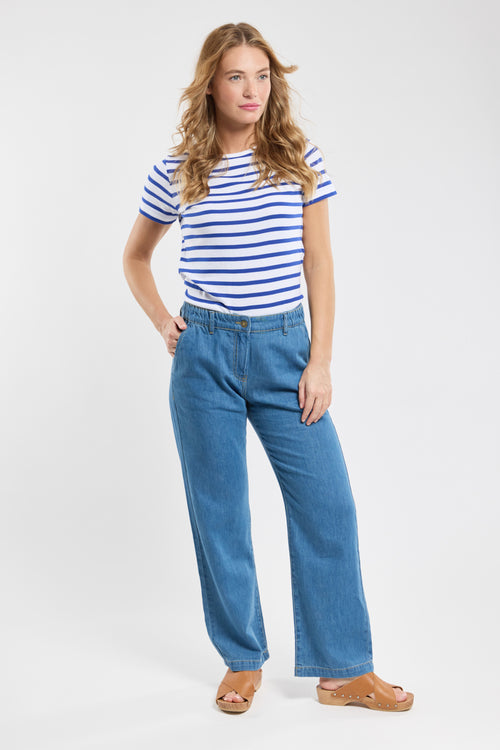 Kurzarm Shirt im Marine-Stil „Morgat - aus Baumwolle - Armor-lux - 3