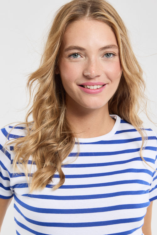 Kurzarm Shirt im Marine-Stil „Morgat - aus Baumwolle - Armor-lux - 5