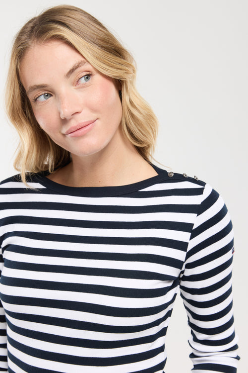 Striped shirt - cotton and elastane - Armor-lux - 2